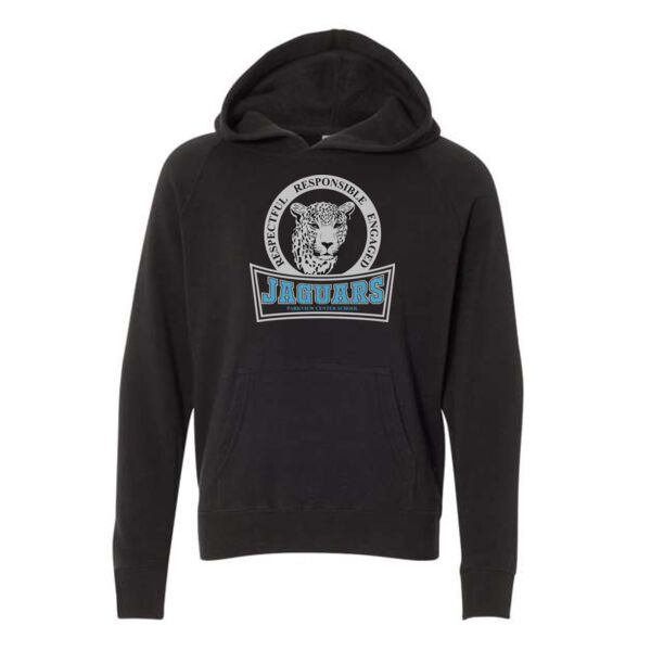 Youth Special Blend Raglan Hooded Sweatshirt - Printed Logo Thumbnail