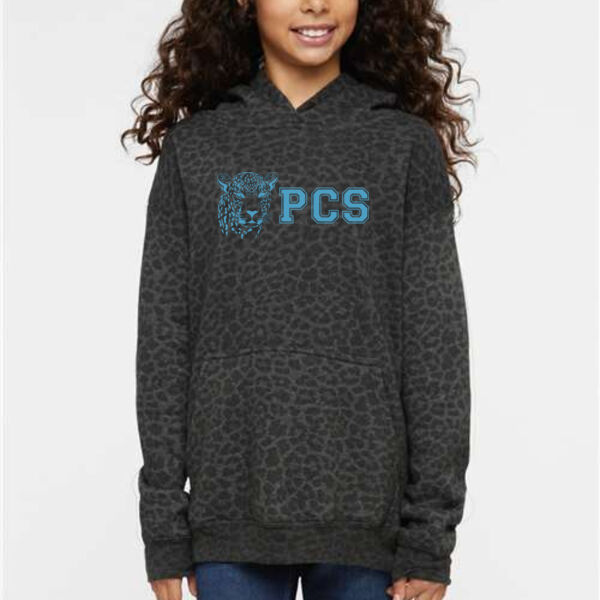 LAT Youth Pullover Fleece Hoodie - Printed Logo Thumbnail