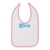 Infant Contrast Trim Premium Jersey Bib Thumbnail