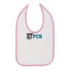 Infant Contrast Trim Premium Jersey Bib Thumbnail