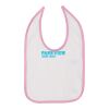 Infant Contrast Trim Premium Jersey Bib Thumbnail